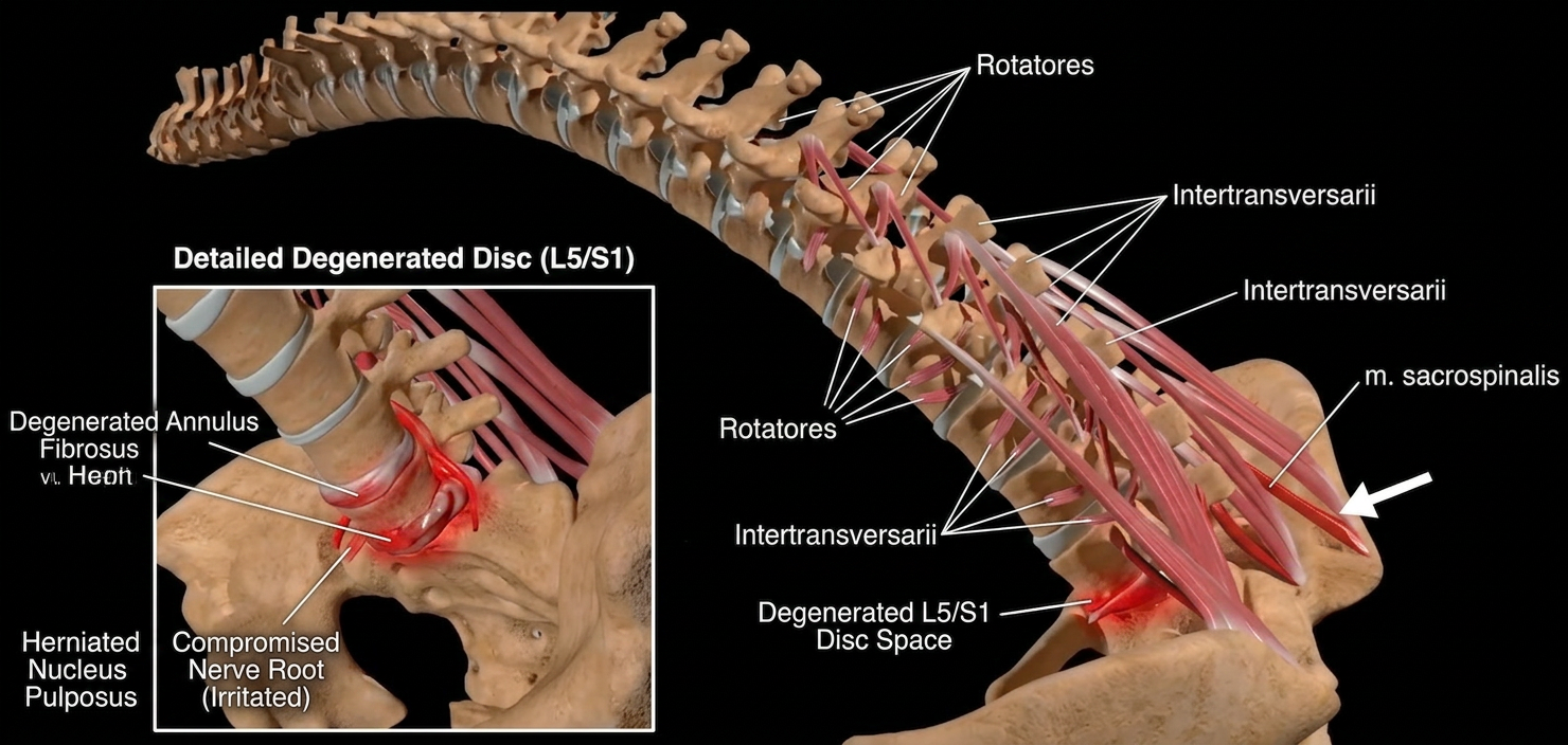 Acute Disc Herniation: A Failure of Muscle Control.